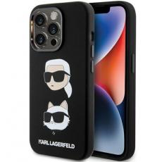 KARL LAGERFELD - KARL LAGERFELD iPhone 15 Pro Max Mobilskal Karl&Choupette Head