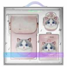 NIMMY - Nimmy 3in1 Set Big Eyed Pet 2.0 Cat - Rosa