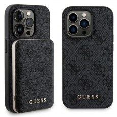 Guess - Guess iPhone 14 Pro Mobilskal Med Powerbank 5000mAh Magsafe Metal Logo