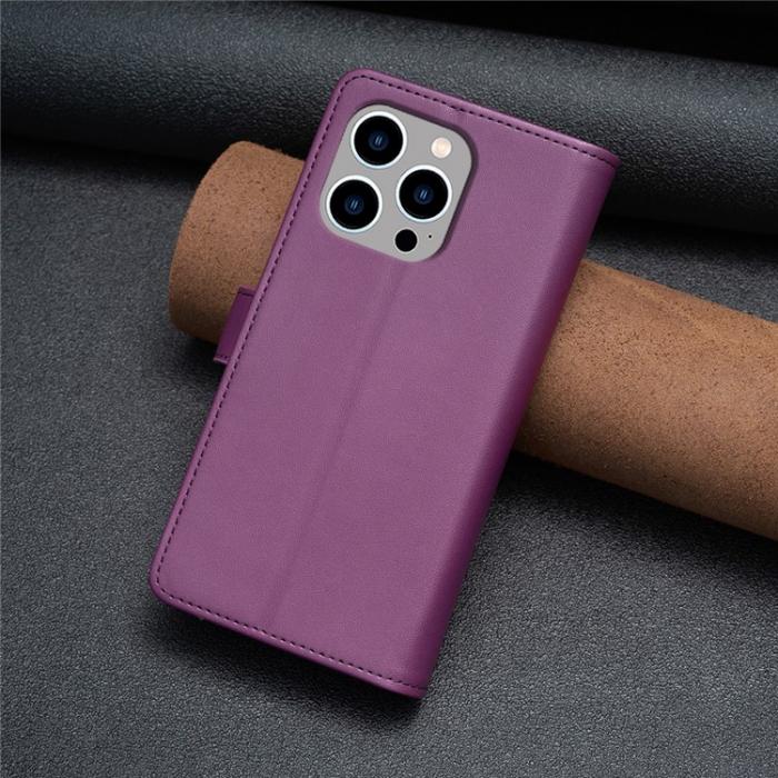 A-One Brand - iPhone 15 Pro Plnboksfodral Zipper Flip - Lavender