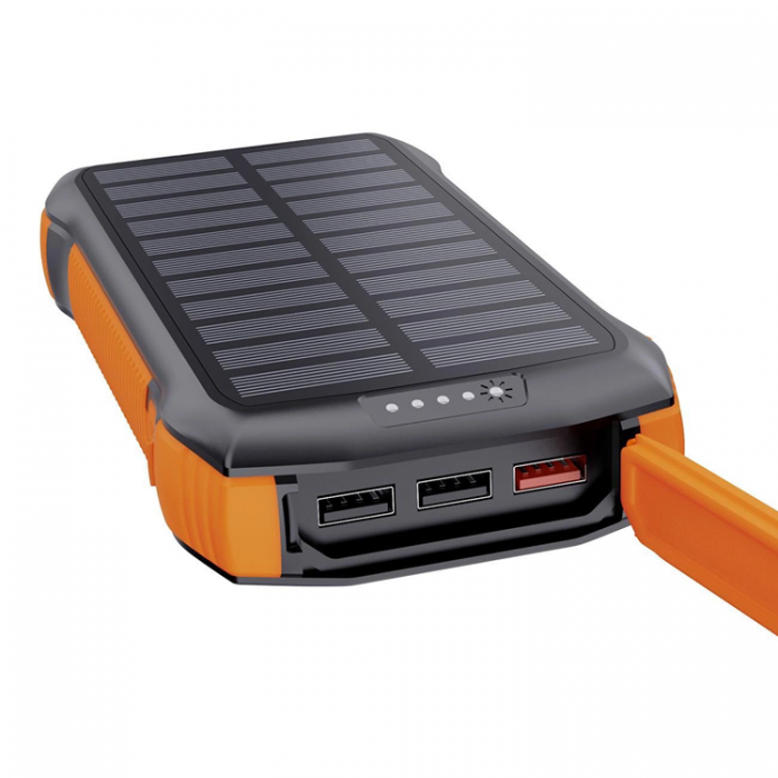 Joyroom - Choetech Solar induction Powerbank 10000mAh Qi 5W - Orange