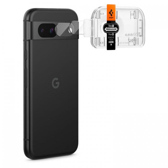 Spigen - Spigen [2-Pack] Google Pixel 8A Kameralinsskydd Hrdat Glas