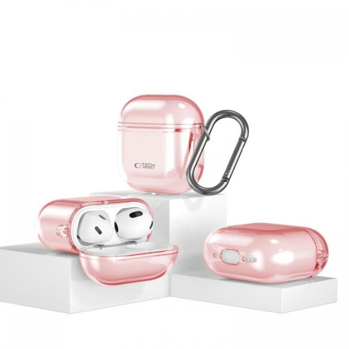 Tech-Protect - Tech-Protect Apple Airpods 4 Skal Flexair - Baby Rosa