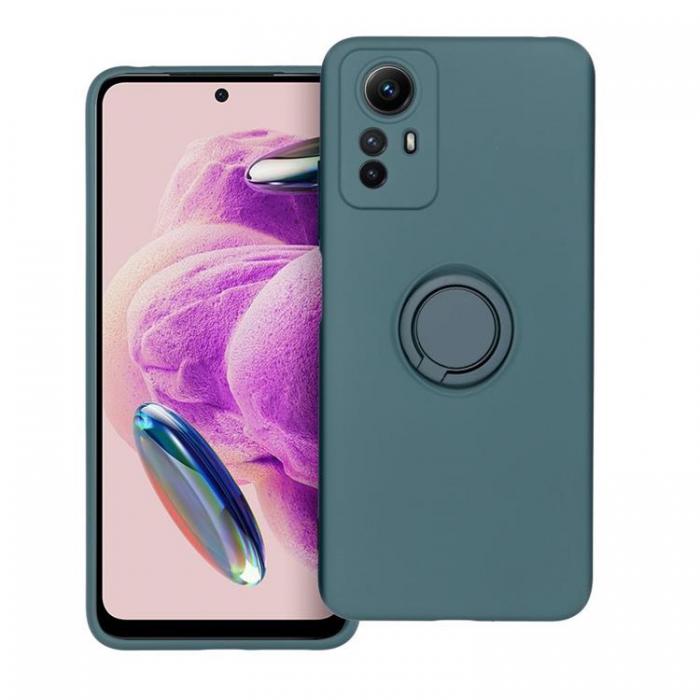 A-One Brand - Xiaomi Redmi Note 12S Mobilskal Ringhllare Silikon - Grn