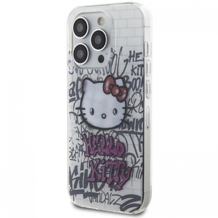 Hello Kitty - Hello Kitty iPhone 13 Pro Mobilskal Bricks Graffiti - Vit