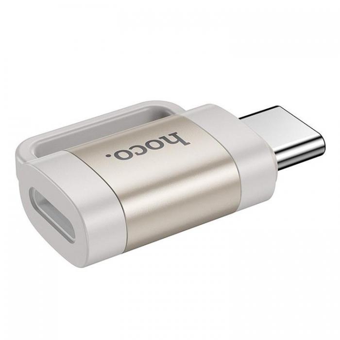 Hoco - Hoco Adapter OTG USB-C Till Lightning 3A UA31E - Gr