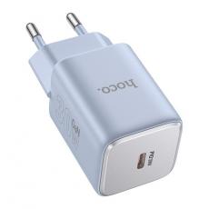 Hoco - Hoco Väggladdare USB-C GaN 30W N43 - Blå