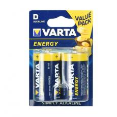 VARTA - Varta 2-st Alkaliskt Batteri R20 (Type D) Energy