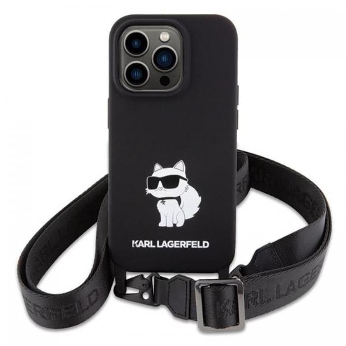 KARL LAGERFELD - Karl Lagerfeld iPhone 15 Pro Max Mobilskal Crossbody Choupette