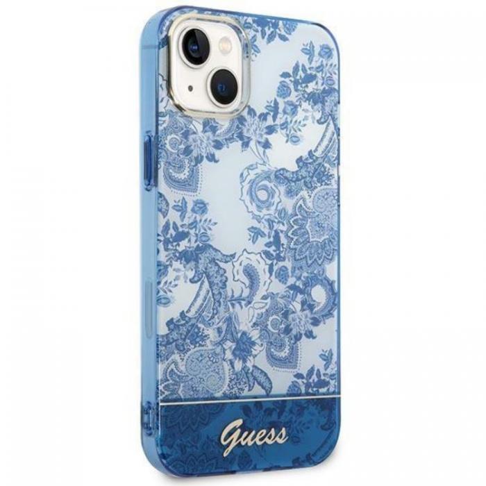 Guess - GUESS iPhone 14 Plus Skal Porcelain Collection - Bl