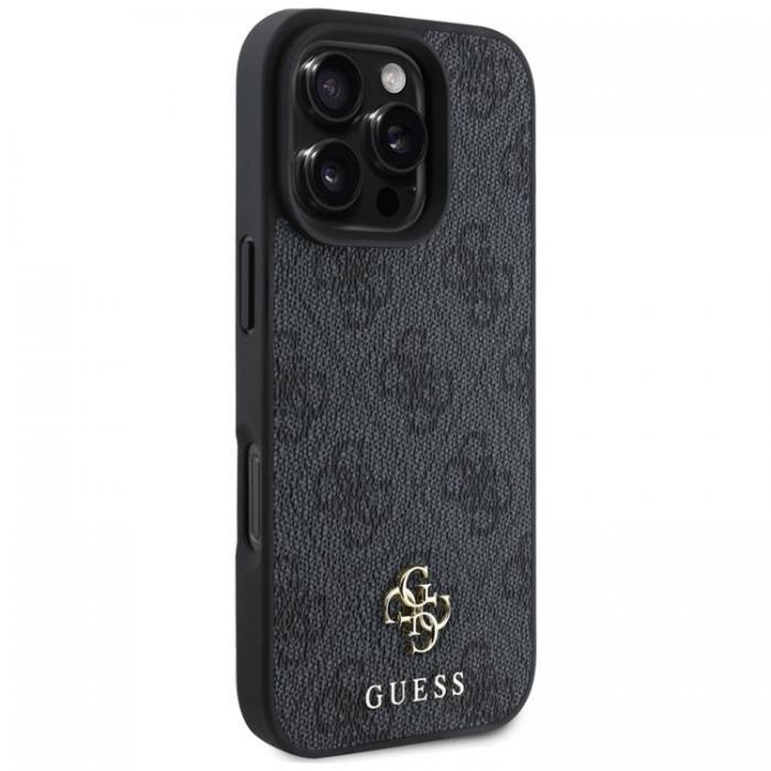 Guess - Guess iPhone 16 Pro Max Mobilskal MagSafe HC PU 4G Small Classic - Svart