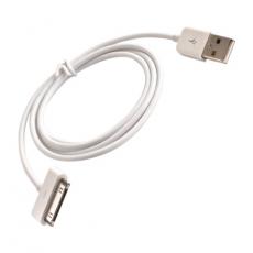 A-One Brand - USB-A Till 30-pin 1m Kabel 1A Bulk - Vit