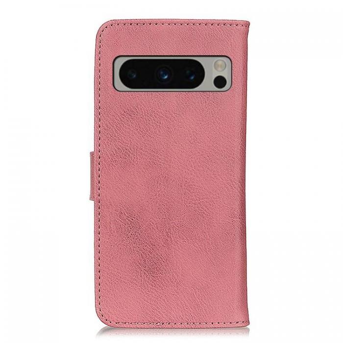 KHAZNEH - KHAZNEH Google Pixel 8 Plnboksfodral Cowhide - Rosa