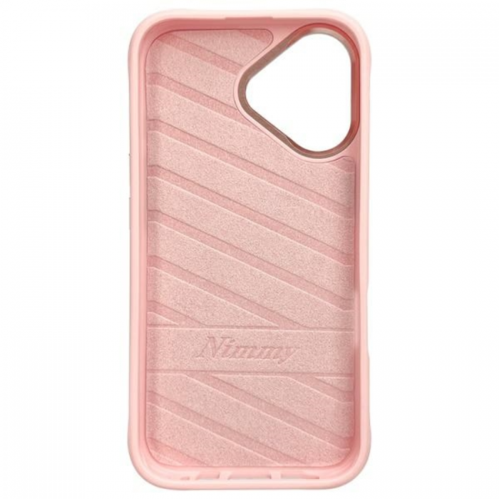 NIMMY - Nimmy iPhone 16 Mobilskal Cool & Cute 2.0 Cat - Rosa