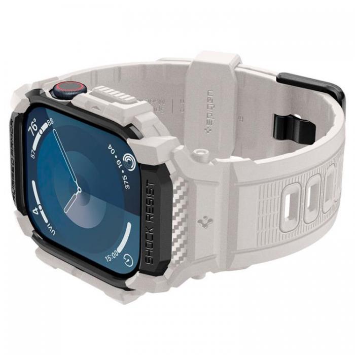 Spigen - Spigen Apple Watch 46mm Series 10 Armband Rugged Armor Pro