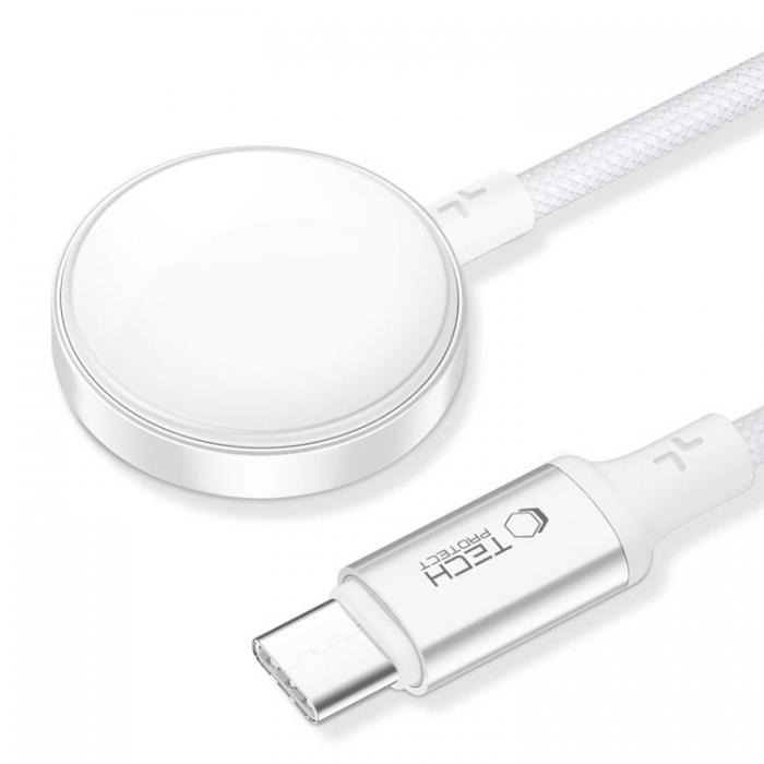 Tech-Protect - Tech-Protect Trdls Laddare Fr Apple Watch Typ-C kabel 100cm MC02