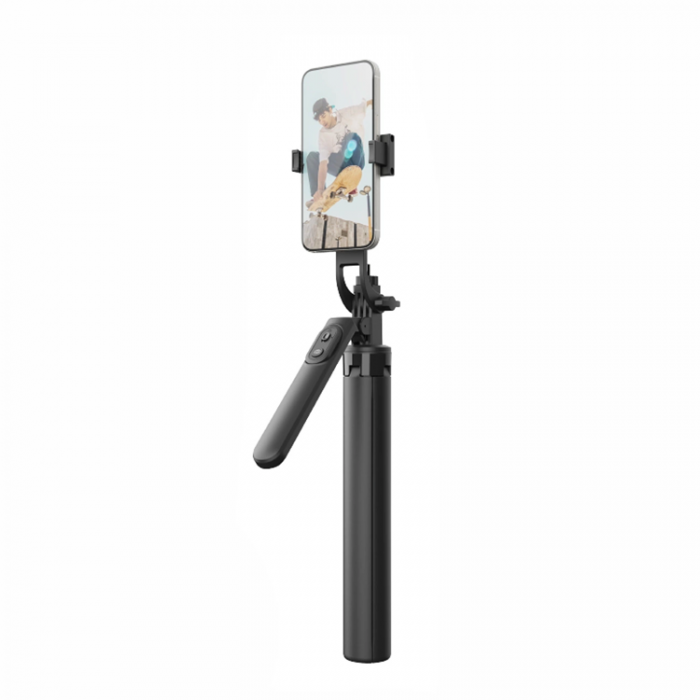 A-One Brand - Selfiestick Teleskopstativ 1.75m Auminiumlegering Med Mobilhllare