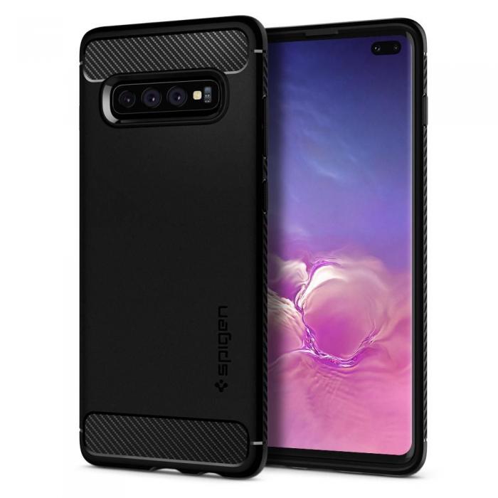 UTGATT5 - SPIGEN Rugged Armor Galaxy S10 + Plus Mattsvart