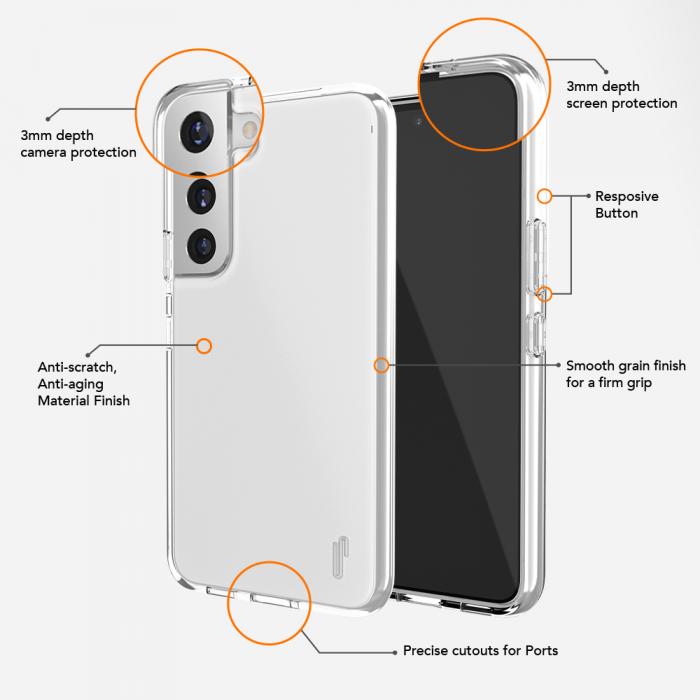 OEM - Ful Gummifodral fr Samsung Galaxy S23 transparent