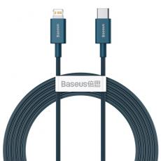 BASEUS - Baseus USB-C till Lightning kabel 20W 2m Superior PD - Blå