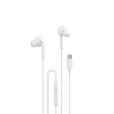 Dudao - Dudao In-Ear Hörlurar USB-C 1.2m X3C Plus - Vit