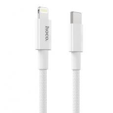 Hoco - Hoco PD USB-C till Lightning kabel 20W 1m - Vit