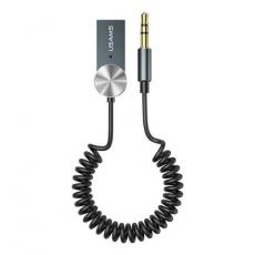 USAMS - USAMS USB-A till AUX Adapter Bluetooth - Tarnish