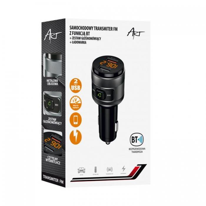 A-One Brand - FM-Sndare MP3 z Bluetooth 5.0 + + 2xUSB A QC3.0 ART FM-57