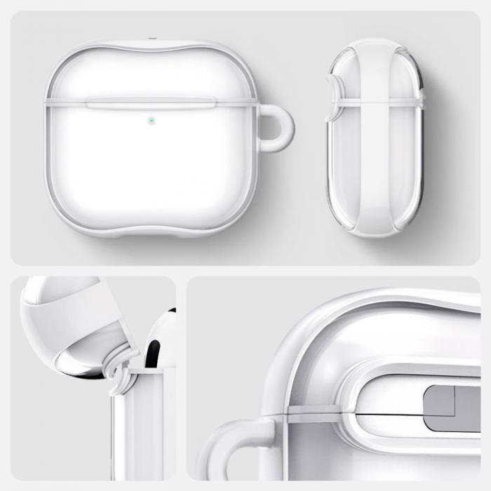 Spigen - Spigen Apple Airpods 4 Skal Ultra Hybrid - Jet Vit