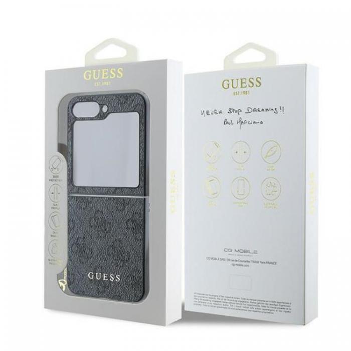 Guess - Guess Galaxy Z Flip 6 Mobilskal 4G Charm - Svart