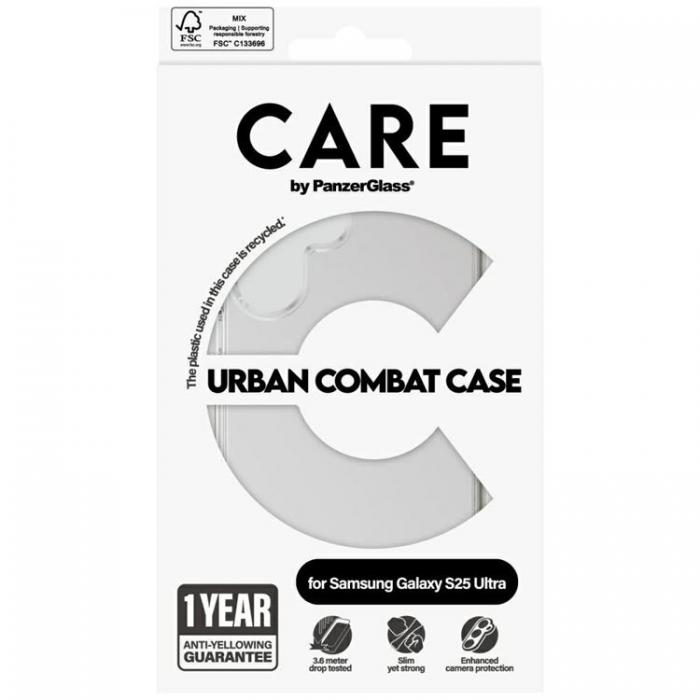 PanzerGlass - CARE By PanzerGlass Galaxy S25 Ultra Mobilskal Urban Combat - Clear