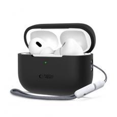 Tech-Protect - Tech-Protect Apple Airpods Pro 1/2 Skal Silikon - Svart