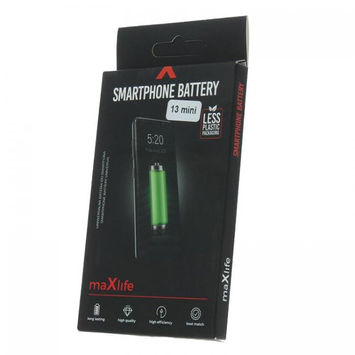 A-One Brand - Maxlife iPhone 13 Mini Batteri 2406mAh Utan BMS flex