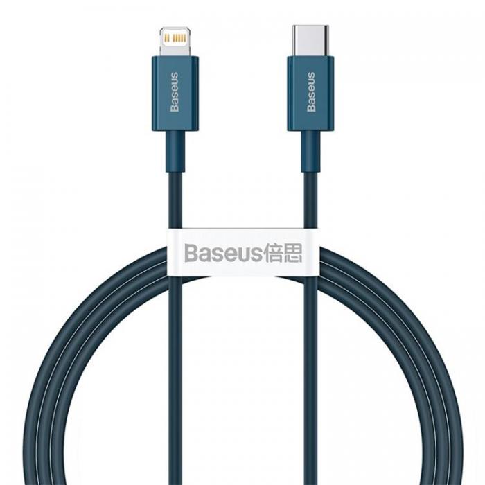 BASEUS - Baseus USB-C Till Lightning 20W 1m Kabel Superior PD - Bl