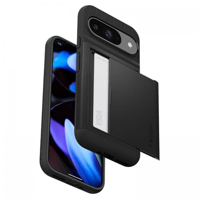 Spigen - Spigen Google Pixel 9/9 Pro Mobilskal Slim Armor CS - Svart