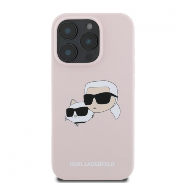 KARL LAGERFELD - KARL LAGERFELD iPhone 16 Pro Max Mobilskal Magsafe Double Heads