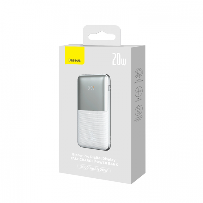 BASEUS - Baseus Powerbank Bipow Pro 10000mAh 20W - Vit