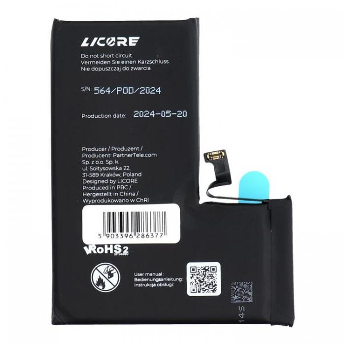 A-One Brand - iPhone 14 Pro Batteri 3200mAh Licore