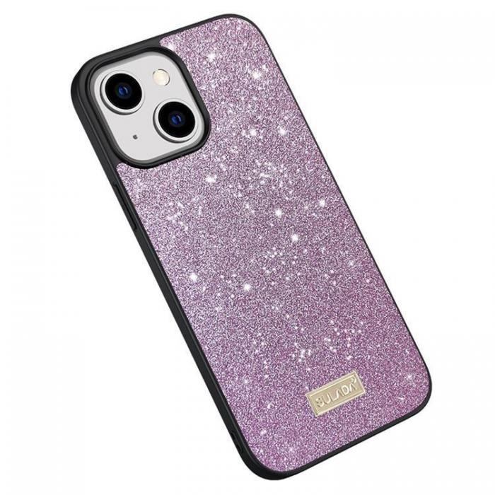 SULADA - SULADA iPhone 15 Mobilskal Glitter Sequins - Lila