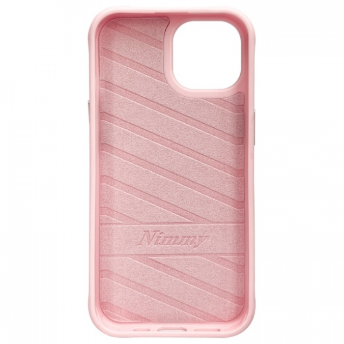 NIMMY - Nimmy iPhone 15 Mobilskal Cool & Cute 2.0 Cat - Rosa