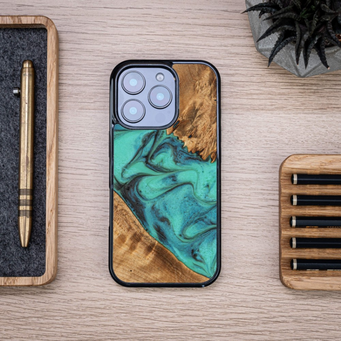 Bewood - Bewood iPhone 16 Pro Mobilskal Unique Turquoise