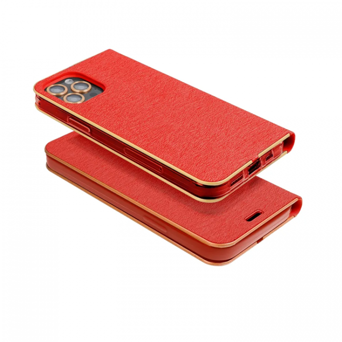 A-One Brand - Xiaomi Redmi 14C Plnboksfodral Luna Gold - Rd