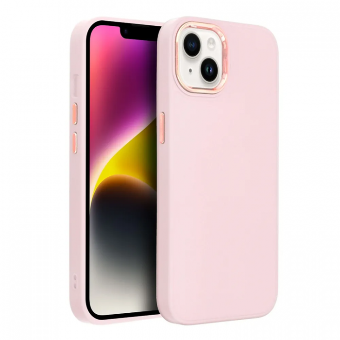 A-One Brand - iPhone 15 Pro Mobilskal Frame - Rosa