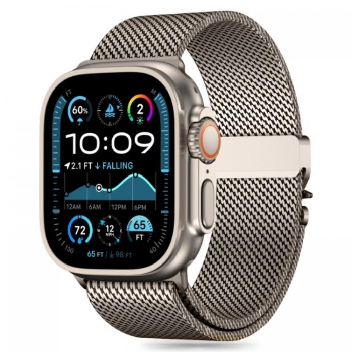 Tech-Protect - Tech-Protect Apple Watch (44/45/46/49mm) Armband Milano - Titanium