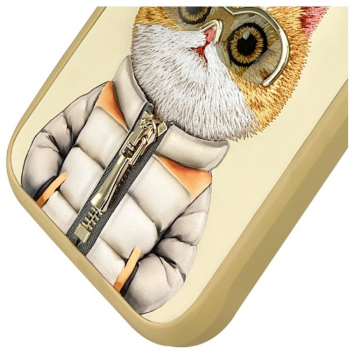 NIMMY - Nimmy iPhone 16 Pro Max Mobilskal Cool & Cute 2.0 Cat - Khaki