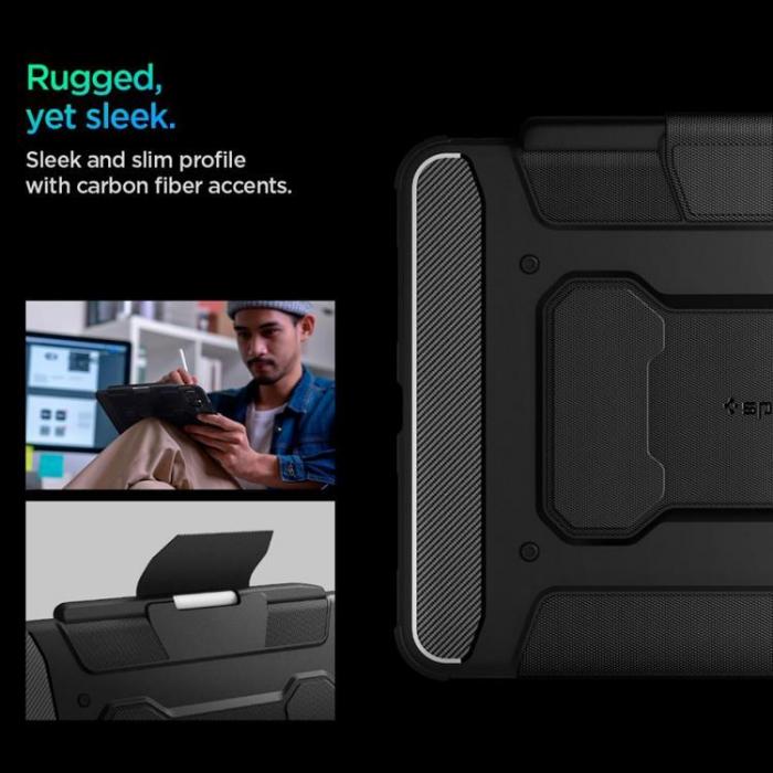 Spigen - Spigen iPad Pro 11 (2024) Fodral Rugged Armor 