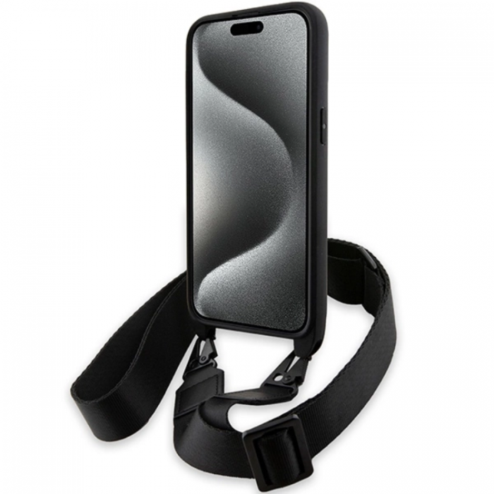 BMW - BMW iPhone 15 Pro Max Halsbandsskal M Edition Carbon Stripe