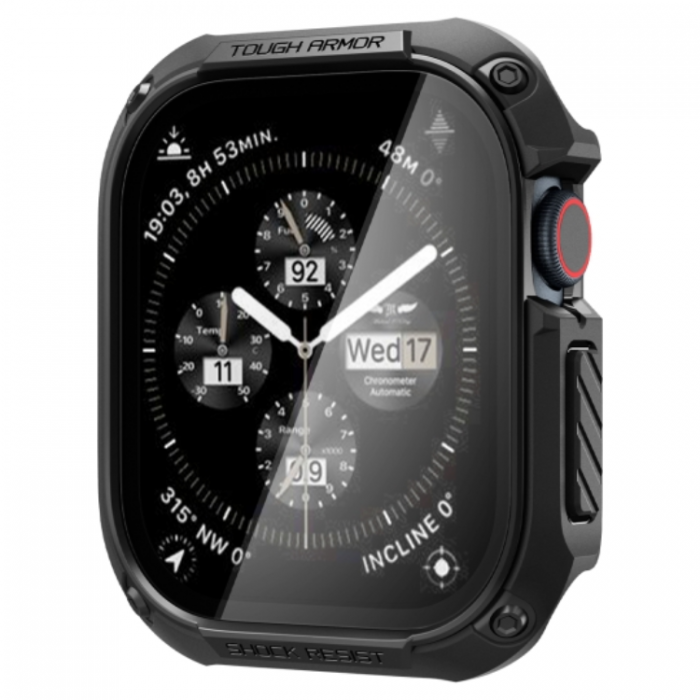 Spigen - Spigen Apple Watch 10 (46mm) Skal Tough Armor - Svart