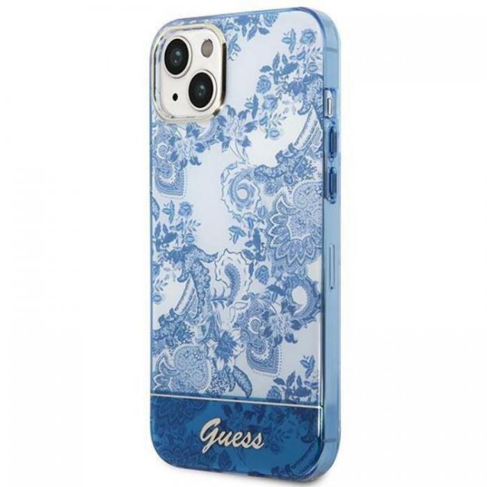 Guess - GUESS iPhone 14 Plus Skal Porcelain Collection - Bl