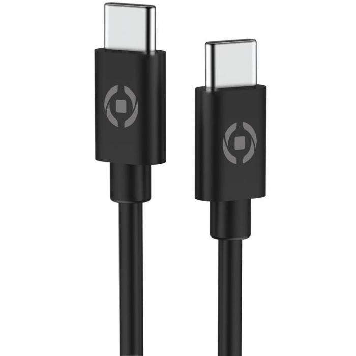 Celly - Celly Billaddare Mini USB-C Med Kabel - Svart